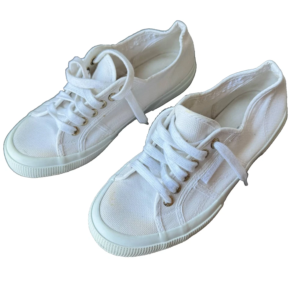 Superga 2750 Cotu Classic Sneakers Women's Size 39 EU, 8 US White Preowned - Image 1 of 4