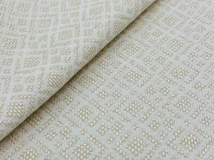 Hodsoll McKenzie Diamond Weave Upholstery Fabric- Sloane Biscuit 2 yd 1021175991 - Picture 1 of 2