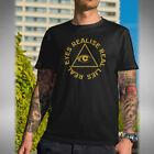 T-shirt męski Real Eyes Realise Real Lies Illuminati Conspiracy All Seeing Eye 01