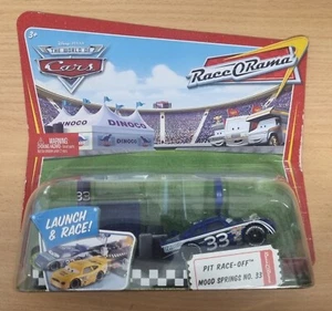 Disney Pixar Cars - World of Cars Race-O-Rama Pit Row Race-Off MOOD SPRINGS - #33 - Imagen 1 de 11