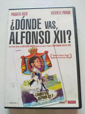 ¿ Donde Vas Alfonso XII ? Paquita Rico Vicente Aranda - DVD Reg 2 Español Am ESP - Imagen 1 de 4