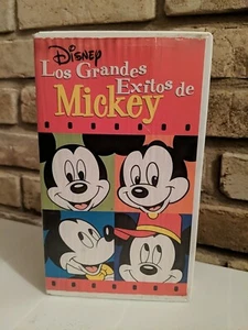 Los Grandes Exitos De Mickey Disney Spanish VHS Mickey Mouse Cartoon - Picture 1 of 5
