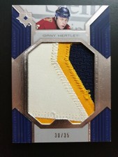 2004-05 UD Ultimate Collection Patches UP-DH Dany Heatley (3CLR) #30/35