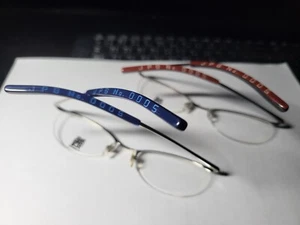 Jean Paul Gaultier JPG 57-0063 vintage half rim oval optical frame eyeglasses 眼镜 - Picture 1 of 24