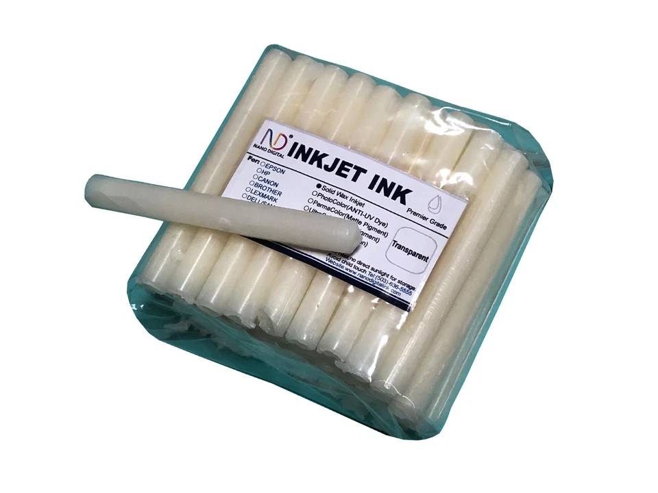 Solid Wax Ink for Xerox Hotmelting printhead digital printing Transparent 400g - Image 1 of 1