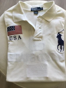 Orginal POLO Ralph Lauren Herren Polo Shirt, XL,, weiß , Big Pony ,USA,NEU, TOP! - Bild 1 von 9
