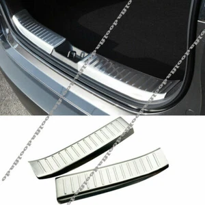 For Mazda CX-30 2020-2022 Silver Rear Bumper Inner Sills Scuff Plate Guard Cover - Foto 1 di 6