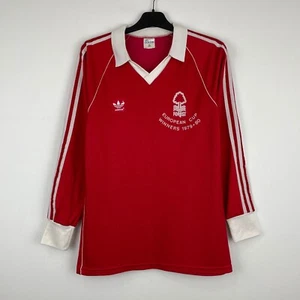 Nottingham Forest 1979-1980 European Cup Winners Adidas West Germany Shirt Rare - Picture 1 of 13