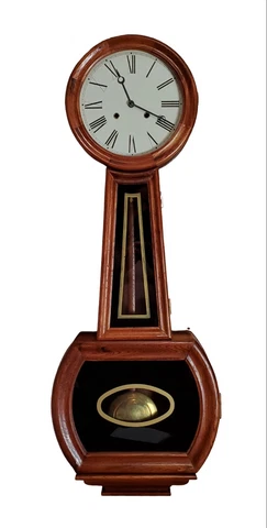 BEAUTIFUL Reproduction Howard & Davis Regulator Large Banjo Clock 8 - Day Chime Cover