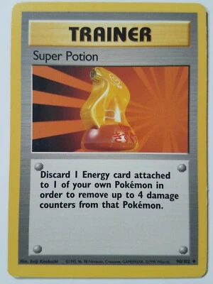 Super Potion 90/102 LP - B2G1F - 1999 Base Set Pokemon Card - $2 Combined Ship - Image 1 of 2