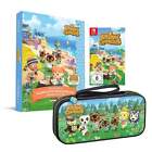 Animal Crossing New Horizons Nintendo Switch + Lösungsbuch Case zur Auswahl OVP