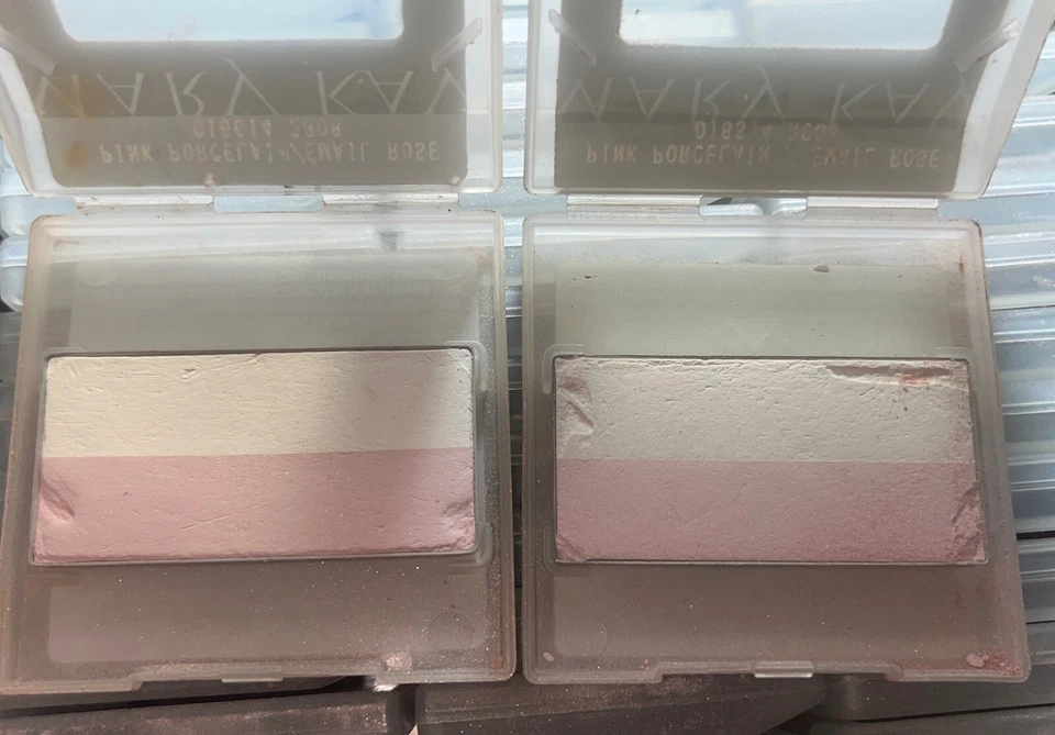 2X LOT Mary Kay PINK PORCELAIN MINERAL HIGHLIGHTING POWDER .16 oz NEW Slt Damage - Image 1 of 1