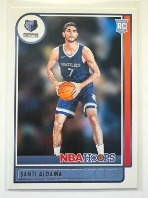 Santi Aldama RC 2021-22 Panini NBA Hoops Rookie Memphis Grizzlies #207 - Image 1 of 2