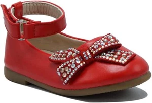 Toddler/Little Kid Girl's Ballet Flats Ankle Strap Party Dress Slip On Shoes - Picture 1 of 20