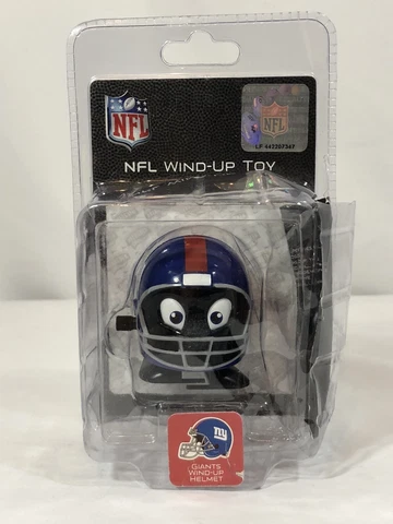 New York Giants Football Helmet NFL Collectible Wind Up Toy Bleacher New Cover