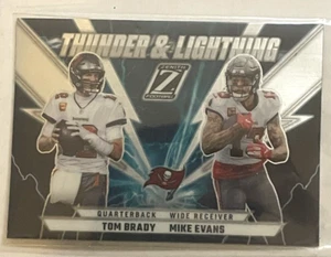2022 Zenith #TL-TM Tom Brady/ Mike Evans Thunder and Lightning Buccaneers - Picture 1 of 3