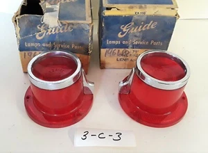 Set of 2- Guide Genuine Pontiac Bonneville 5952076, 5952075 Tail Light Lens - Picture 1 of 2