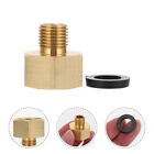 2 PCS Gas Adapter Brass Fitting Propane Grill Water Hose Connector
