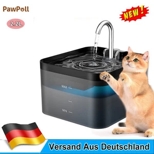 Katzenbrunnen Filter Trinkbrunnen für Katzen Hunde 2.2L leiser Wasserspender - Bild 1 von 12