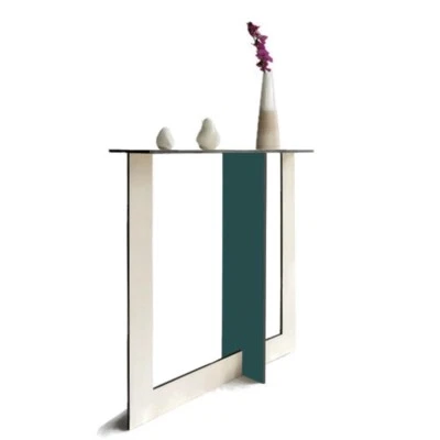 Contemporary Slim Console Table Inspired by Fibonacci Sequence Minimalist Design - Image 1 of 4