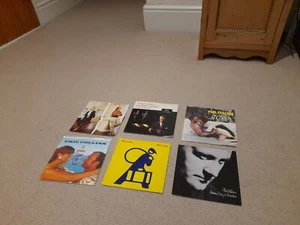 Collection 6 Phil Collins 7" vinyl Records Another Day In Paradise Against Odds - Picture 1 of 1