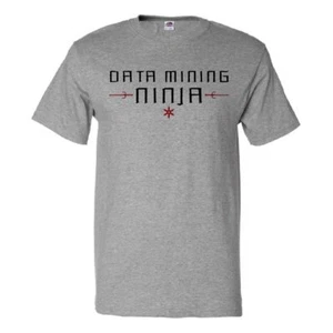 Maglietta divertente Data Mining Ninja - Foto 1 di 2