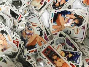 100 Stck. Waifu Sexuell Japanisch Anime Hentai Herrlich Aufkleber Abziehbild für Erwachsene. - Bild 1 von 5