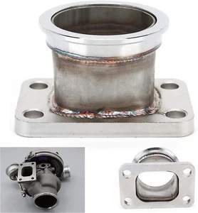 New Turbo Flange Adapter Stainless Steel for T3 4-Bolt to 2.5" V-Band Conversion - Foto 1 di 9