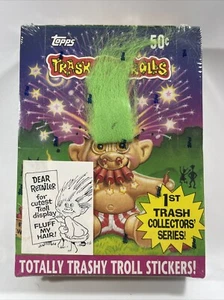 1992 Topps Trash Can Trolls 1st Series Stickers Factory Sealed Box 36 Packs GRN - Picture 1 of 7