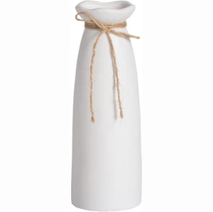White Ceramic Vase-Flower Vase for Modern Home Decor - Picture 1 of 1
