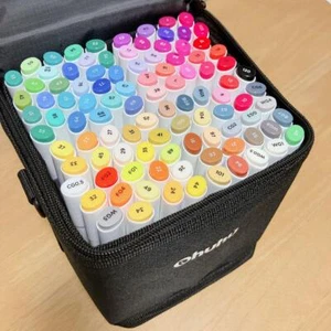 Ohuhu 100 Colors Marker Set With Case - Picture 1 of 5