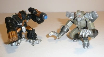 Lot of 2 Mini Transformers Robot Heroes Ironhide Starscream 2007 Small PVC - Image 1 of 3