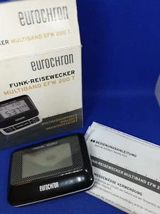 Eurochron Funk-Reisewecker EFW 200 T NOS Komplett, Fullset Vintage 90er Germany - Bild 1 von 9