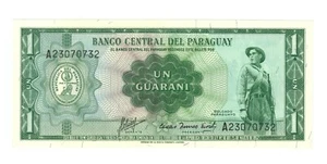 Paraguay  1  Guarani banknote Year 1963 P-193b - UNC - Picture 1 of 2