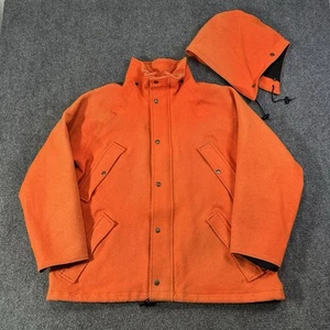 Cabelas Whitetail Clothing Jacket Large Men’s Orange Goretex Hunting Zip Up - Picture 1 of 8