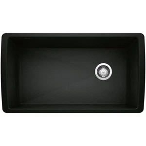 Blanco 442916: Diamond 33.5" Super Single Bowl Kitchen Sink - Coal Black - Picture 1 of 3