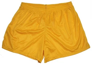 Gold Mini Mesh Shorts by Don Alleson - Small - Picture 1 of 5