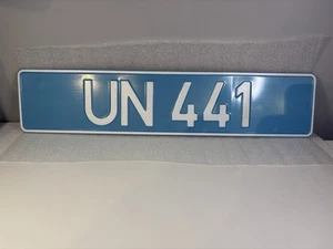 Zypern United Nations Peacekeeping UN Nummernschild UN-441 - Bild 1 von 8