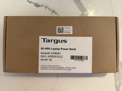 Banco de alimentación portátil Targus 140W USB-C. Nuevo precintado Foto 1 de 3