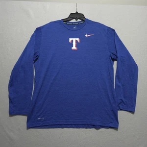 Nike Dri-Fit Gr. XL Authentic Collection Texas Rangers Langarm Trainingsshirt - Bild 1 von 12