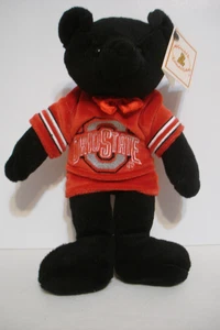 Camisa coleccionable Forever bolsa de frijoles de felpa de oso negro de 9" en la Universidad Estatal de Ohio - Imagen 1 de 19