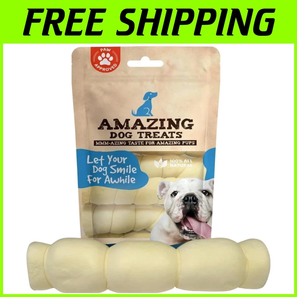 Rollos de mejillas de carne mega gruesa de 10 pulgadas - alternativa segura de cuero crudo para masticadores eléctricos Foto 1 de 4