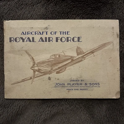 Aircraft Of The Royal Air Force John Player & Sons Cigarette Card Complete Album - Image 1 of 4