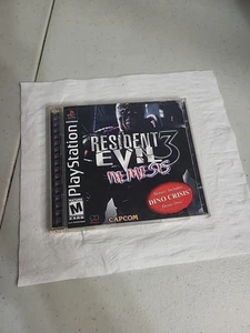 Resident Evil 3: Nemesis (PlayStation 1, 1999) con tarjeta de registro ¡fotos en funcionamiento! - Imagen 1 de 11