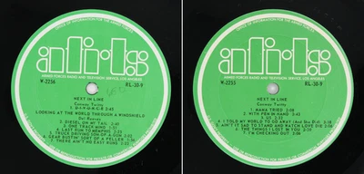 1970 AFRTS Conway Twitty Del Reeves Country Armed Forces Transcription RL‑30‑9 - Image 1 of 4