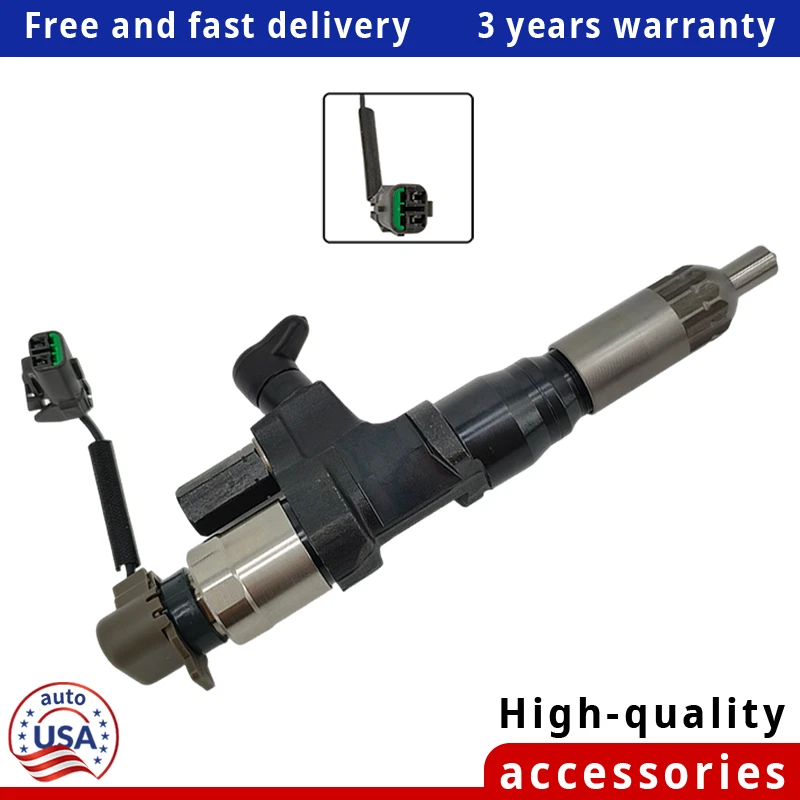 For Hino J08E 3.8L 4.7L 5.0L 6.5L 7.7L  1984-2018 Diesel Injector Foto 1 de 4