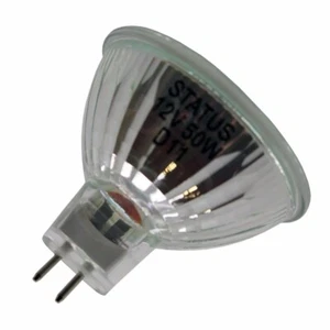 Bombilla halógena MR16 Status 50 vatios GU5.3 tapa punto dicroico en blanco cálido - Imagen 1 de 1