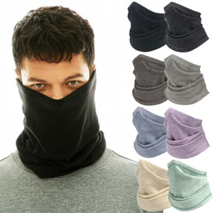 Soft Neck Warmer - Fleece Face Gaiter Ski Mask for Cold Weather Windproof Mask - Picture 1 of 61