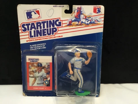1988 MLB Starting Lineup Milwaukee Brewers ROBIN YOUNT Rookie Figure    (RR54) Cover
