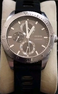 Vintage GUESS Waterpro Day, Date & 24hr Quartz Watch G85995G New Band New Batt - Picture 1 of 16